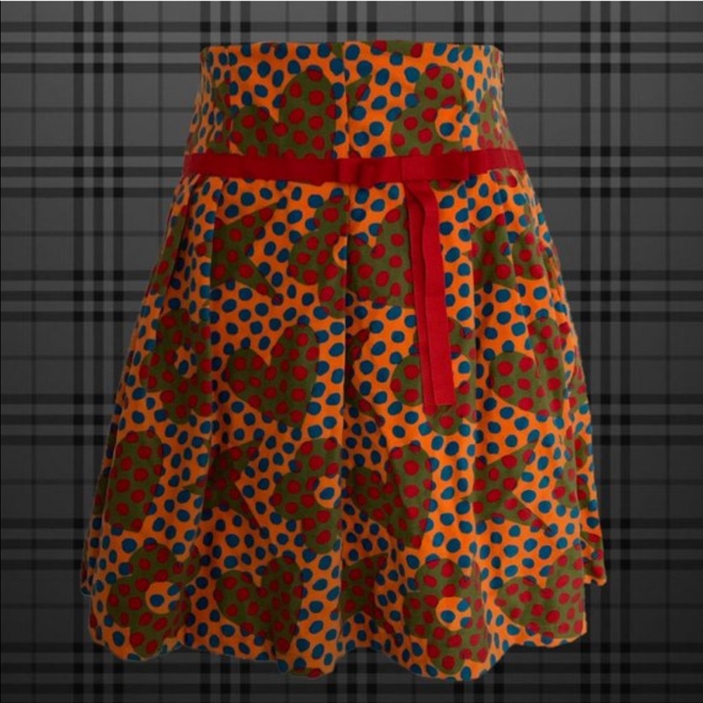 super cute high waist bright colored skirt